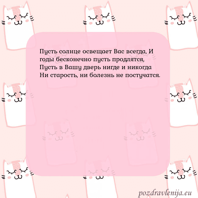 Розовая открытка с забавными кошками