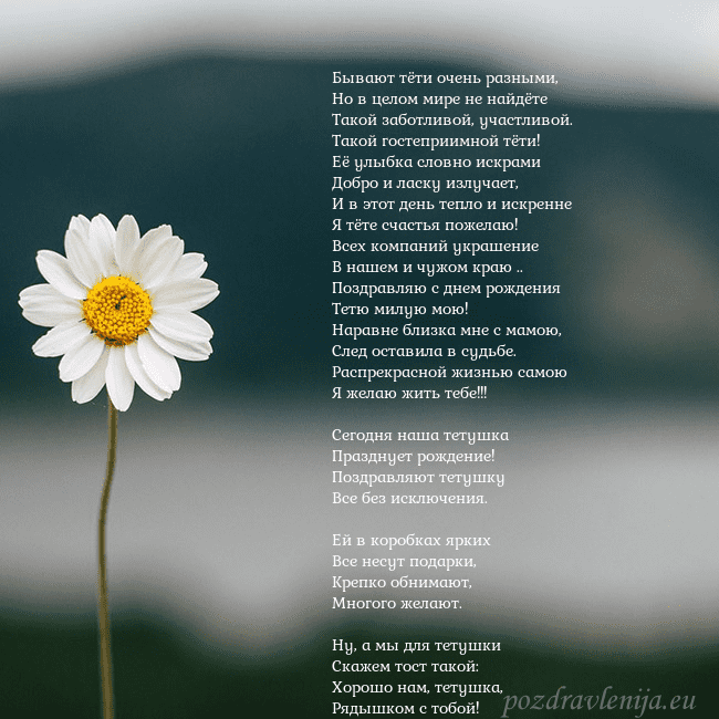 Электронная открытка с ромашкой