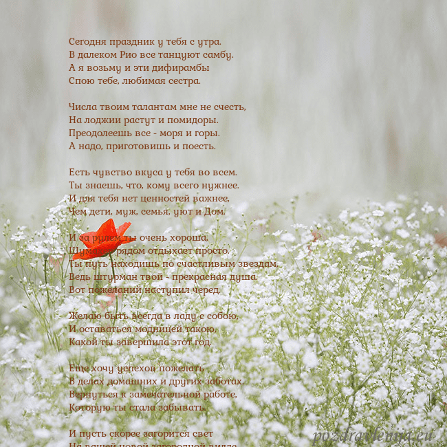 Электронная открытка с белыми цветами