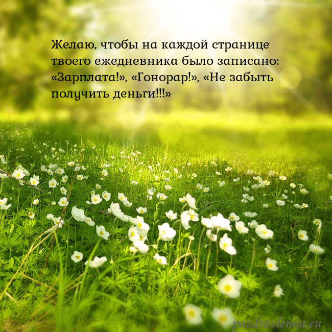 Электронная открытка с утопающим в солнечном свете лугом