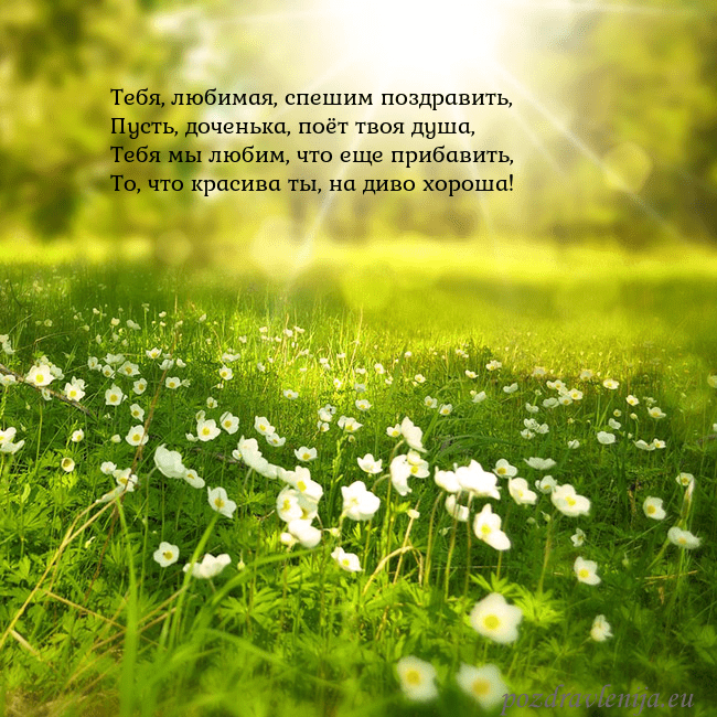 Электронная открытка с утопающим в солнечном свете лугом