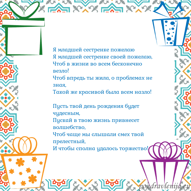 Открытка с подарками