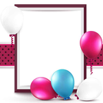 Открытки с днем рождения Открытка с воздушными шарами